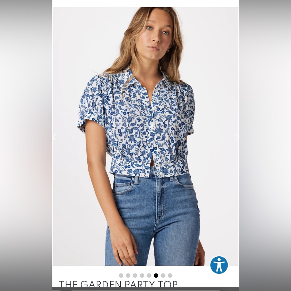 NWT Favorite Daughter Garden Party Top